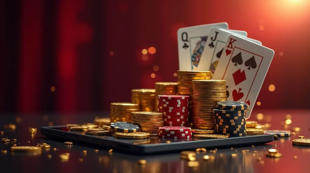 generate_me_a_banner_for_a_casino_with_chips_cards_gold_luxury_on_the_screen_of_a_tablet_laptop_115j4evshlfb3u0oy8wy_0